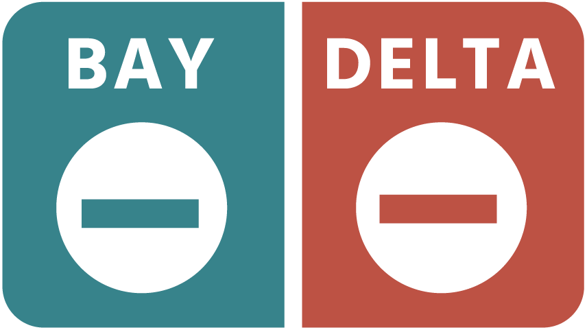 Bay status is Good, trend is No Change. Delta status is Poor, trend is No Change.